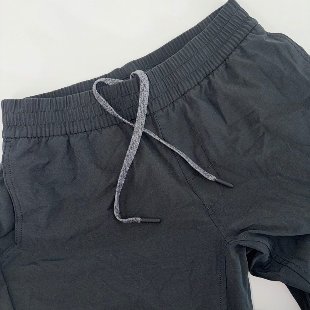 Prana Womens Black Recycled Polyester Organic Cotton Stretch Jogger Pants Size S